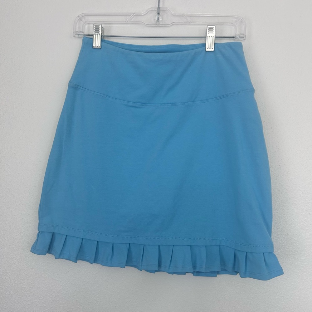 Teezher NWT Blue Ruffled Hem Women's Skort size small
#113